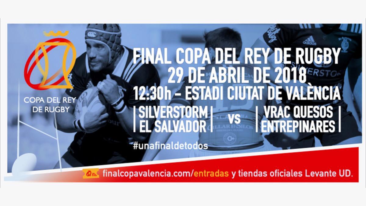 Sorteo de 5 entradas dobles para la Final de la Copa del Rey de Rugby en Valencia