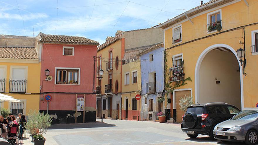 Plaza Vieja en el municipio de Bullas