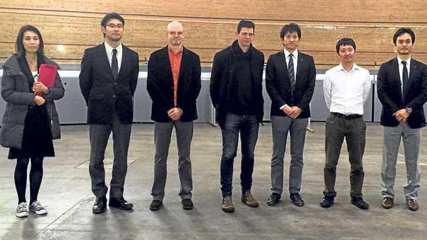 Visita al Palma Arena de la delegación de Tokio