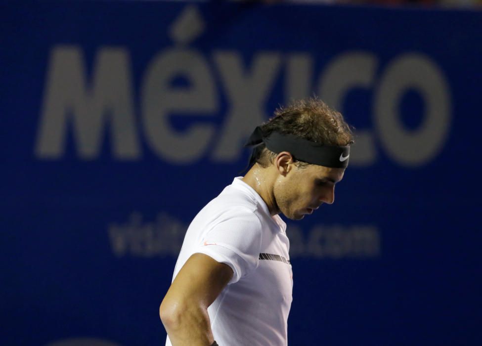 Imágenes de la final de Acapulco entre Rafa Nadal y Sam Querrey.