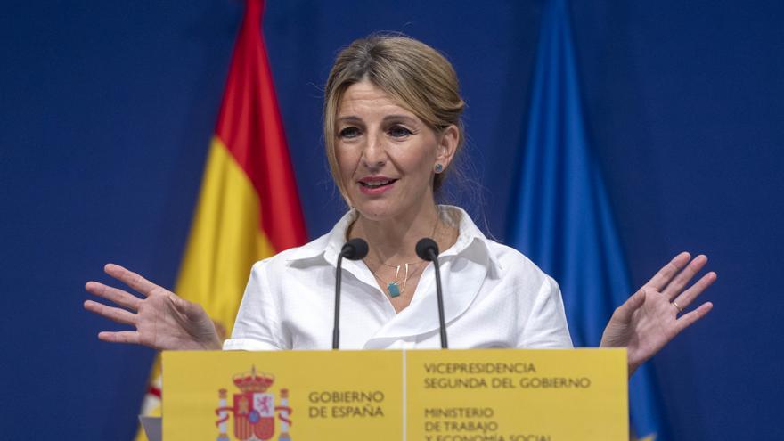 La vicepresidenta segunda y ministra de Trabajo y Economía Social, Yolanda Díaz.