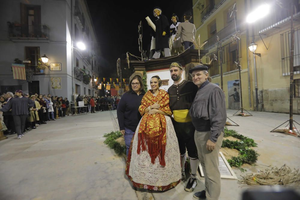 Cremà de la falla decimonónica de la Unesco