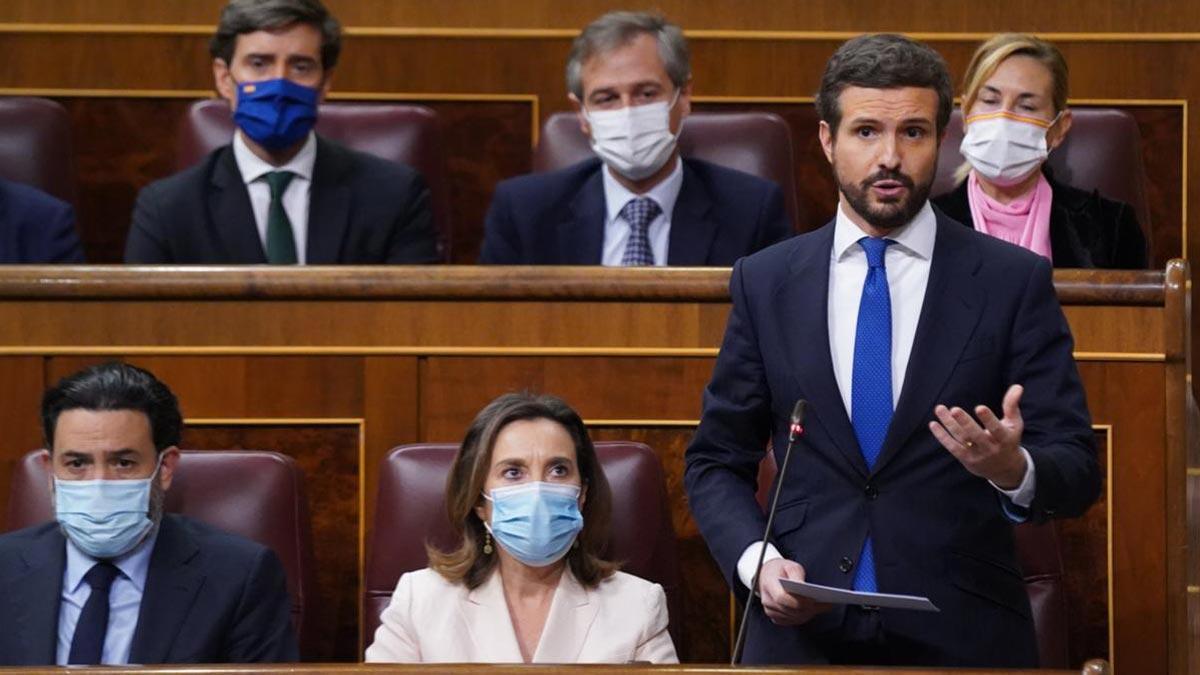 Pablo Casado: dimissió al Congrés