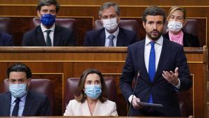 Pablo Casado: dimissió al Congrés