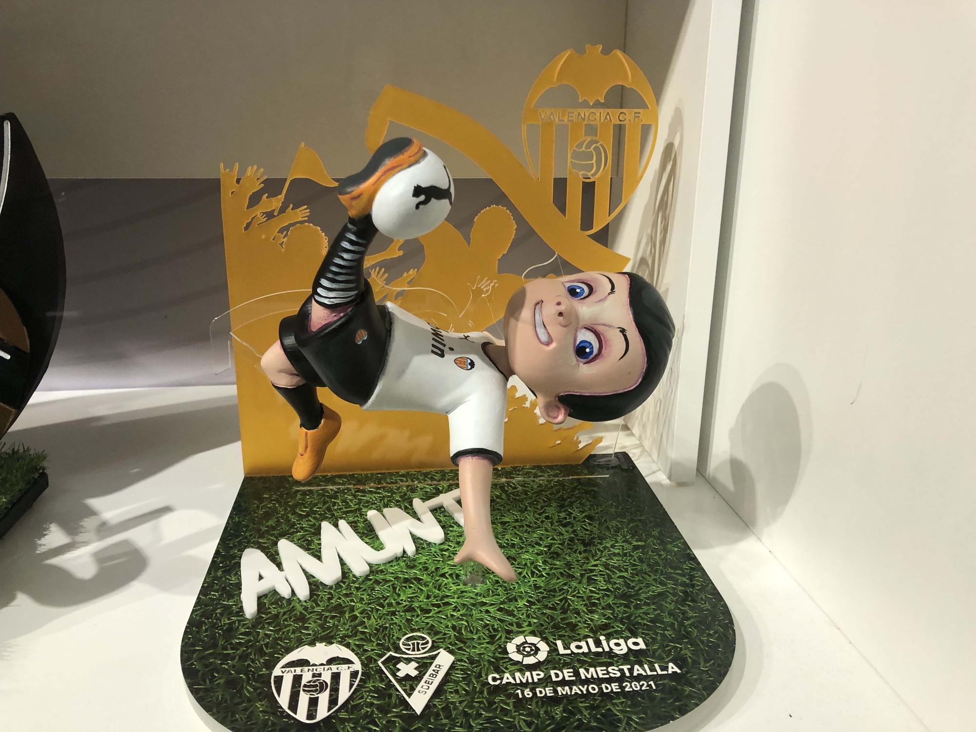 Los ninots que regaló el Valencia CF a sus rivales la temporada pasada