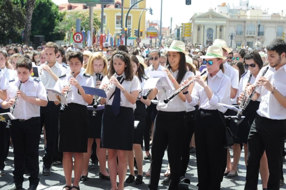 Encuentro de bandas de música en Martínez Tornel