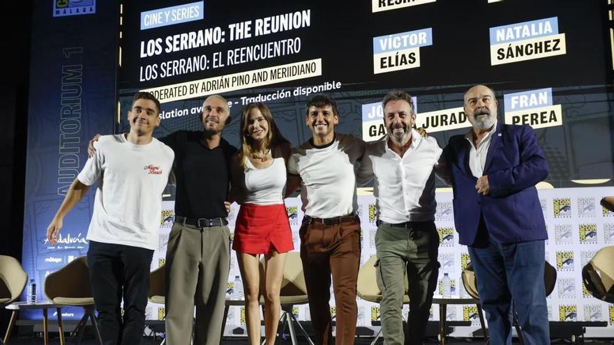 La Comic Con Málaga desvela el misterio: a los intérpretes de 'Los Serrano' les gustó el f ...