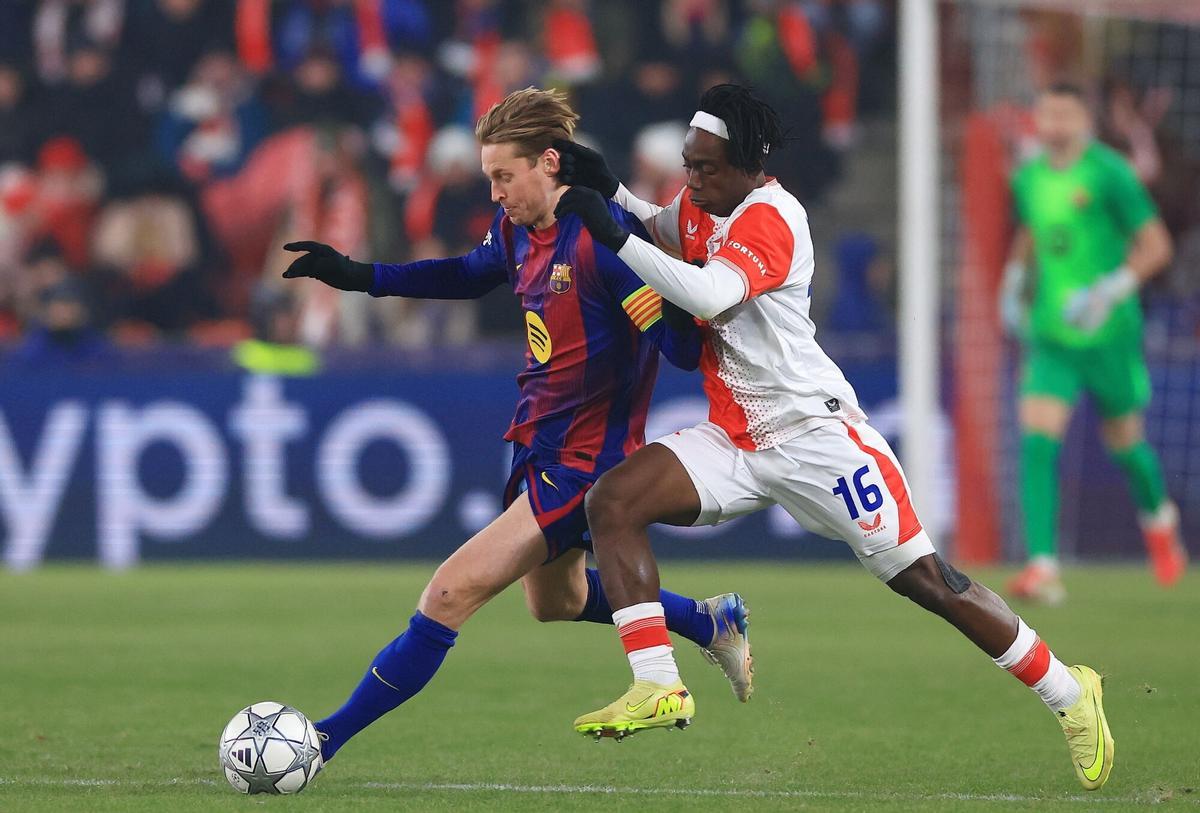 Champions | Slavia Praga - Barcelona, en imágenes