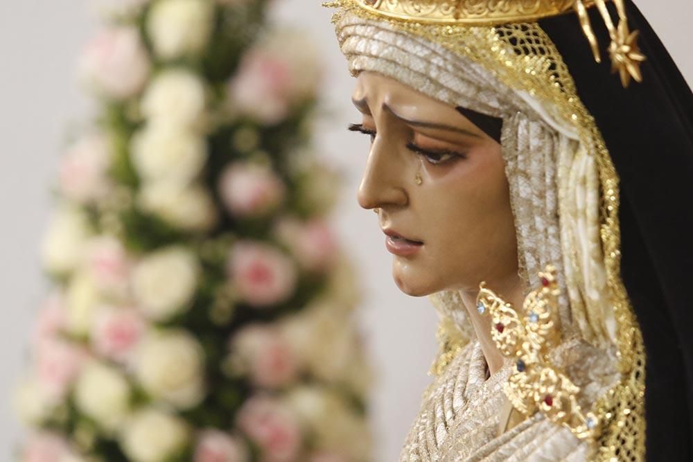 La Virgen de la Soledad ya está en la parroquia de Guadalupe