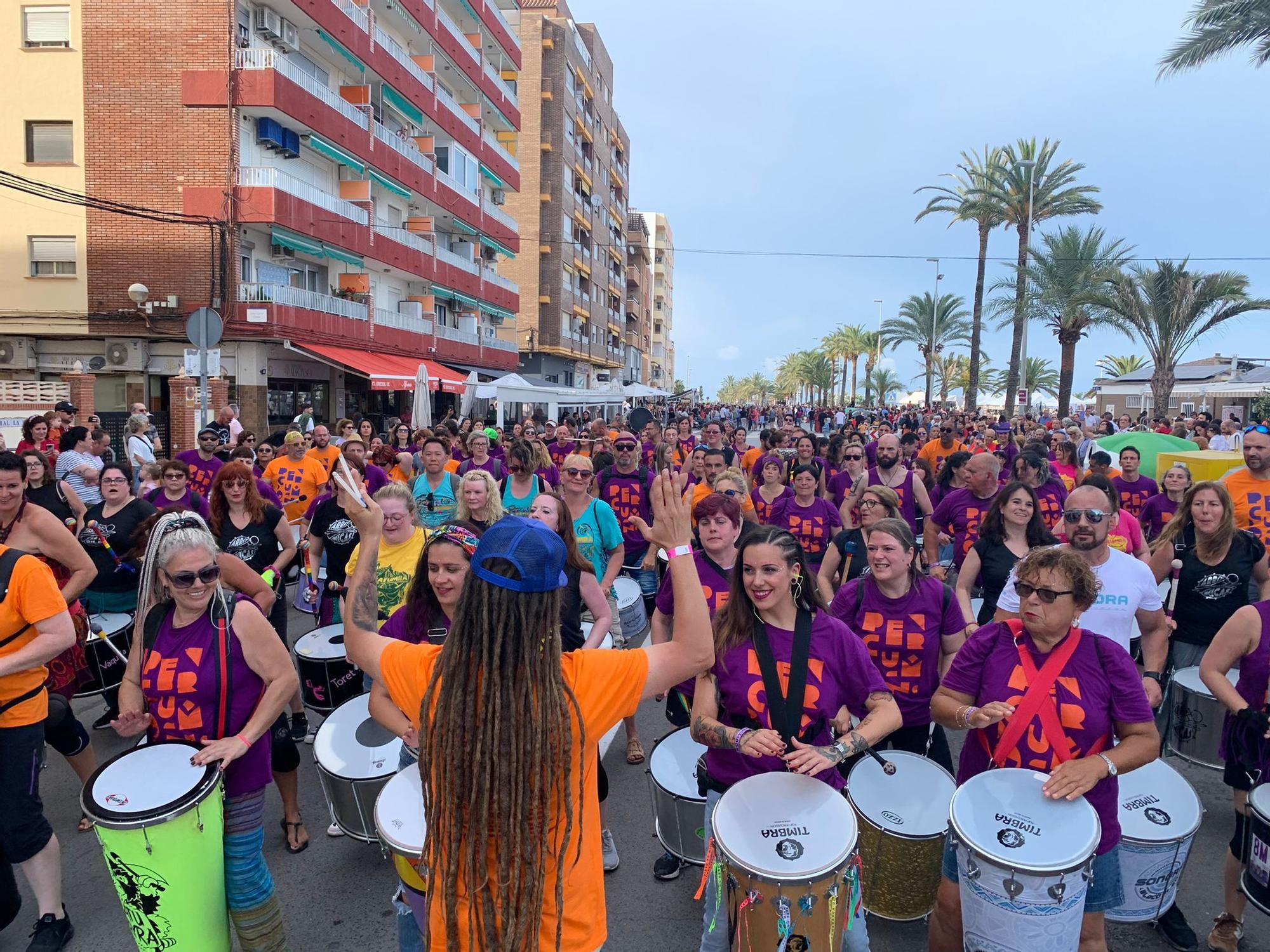 Las imágenes que ha dejado el festival Percumón en el Port de Sagunt