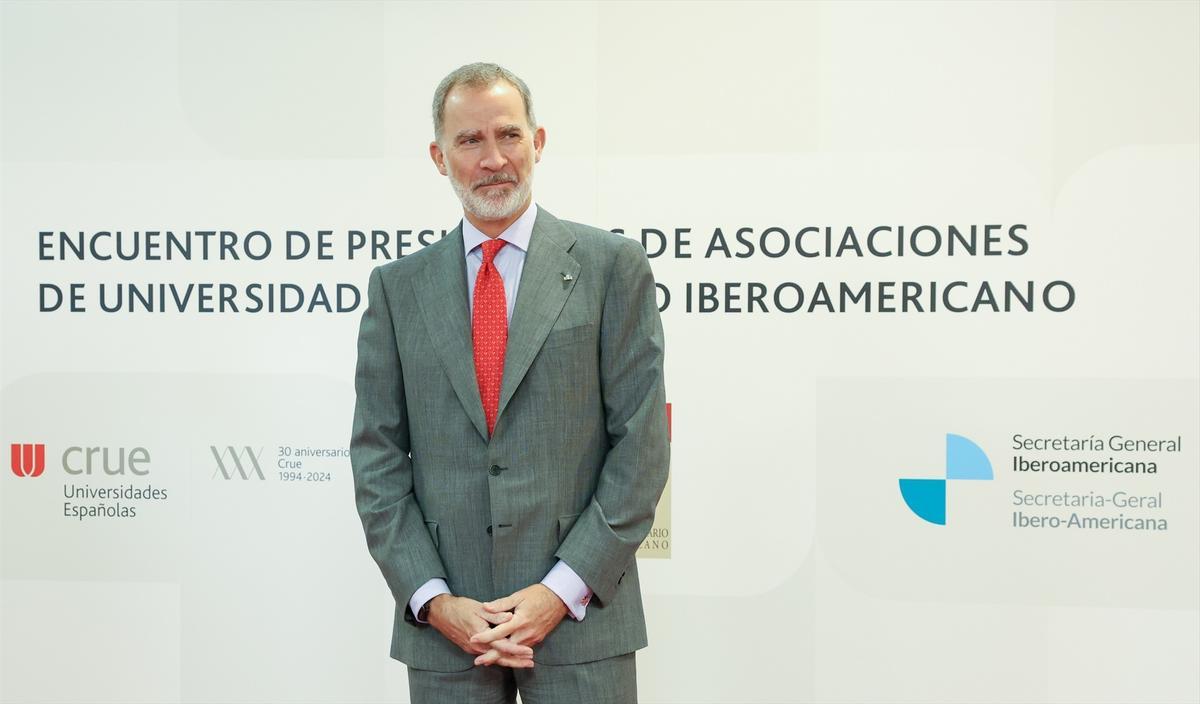 El Rey ha inaugurado el encuentro, en el Instituto Cervantes-.