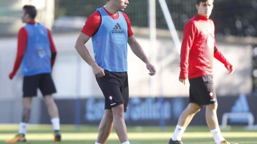 Marcelo Díaz, en uno de sus últimos entrenamientos.