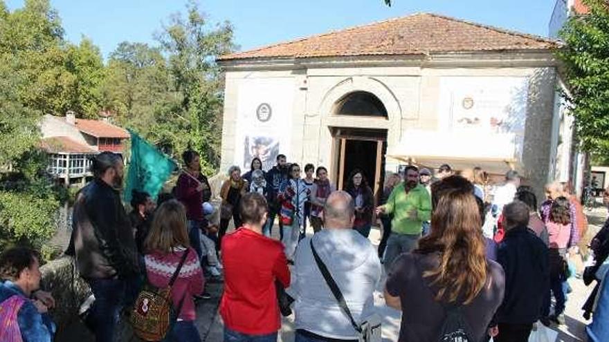 Participantes en el foro de agroecología en Allariz. // FdV