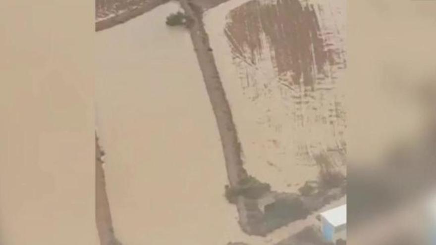 El agua caída en Fuerteventura, a vista de pájaro