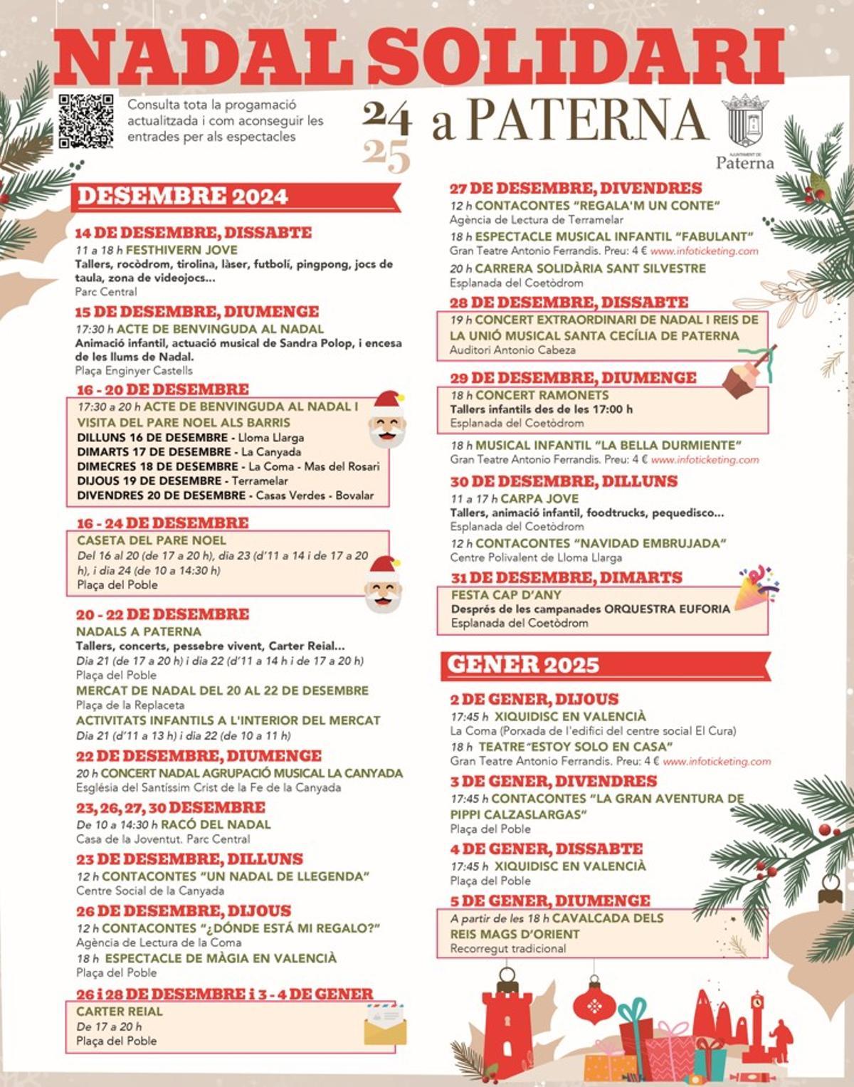 Consulta la programación festiva de Paterna.