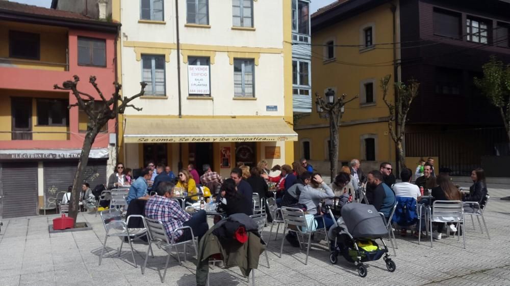 Jornada calurosa en Asturias tras el paso de la "Bestia del Este".