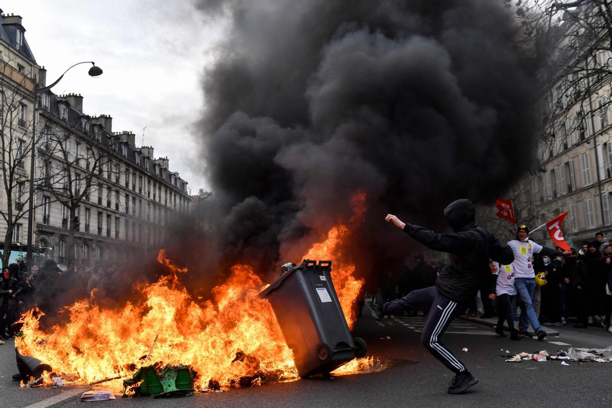 Despliege policial de máximos en Francia para la nueva jornada de protestas