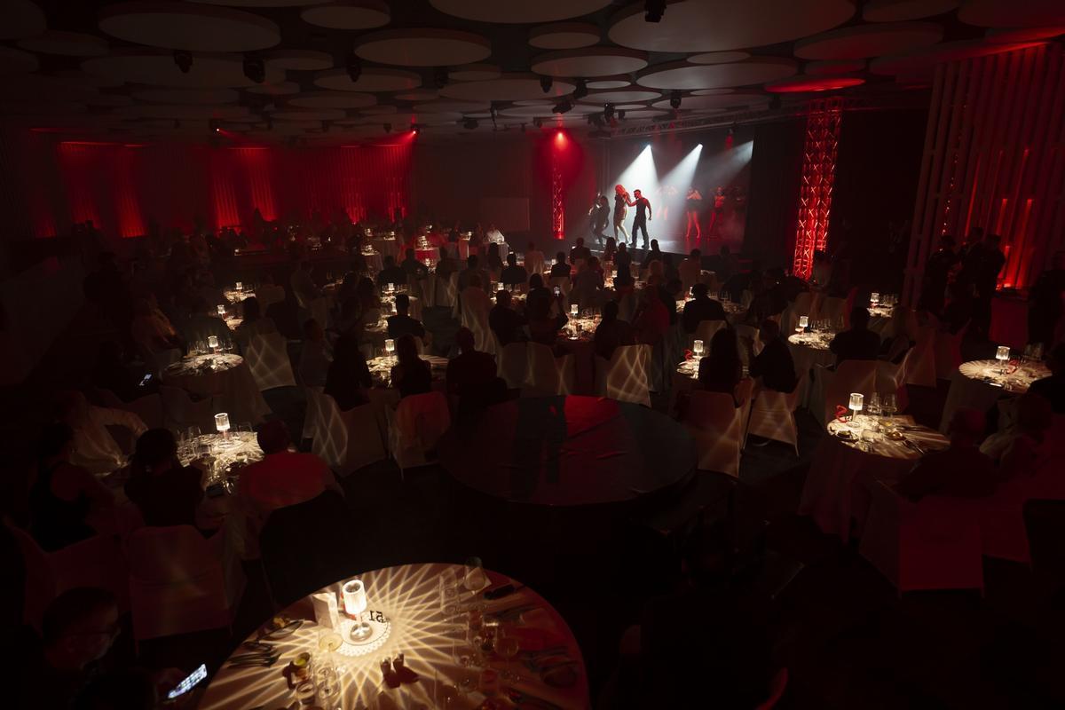 Sala durante el espectáculo.