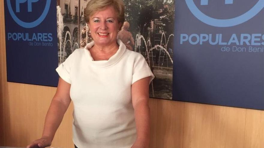 María José Valadés deja la presidencia del PP en Don Benito