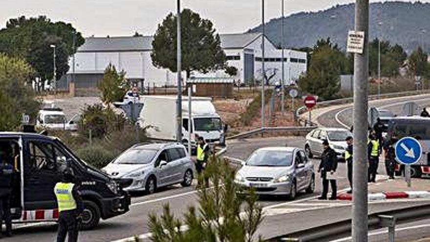 Control de trànsit a l&#039;entorn de la Conca d&#039;Òdena