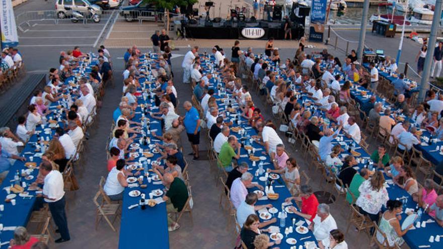 Un moment del sopar de la Diada del soci