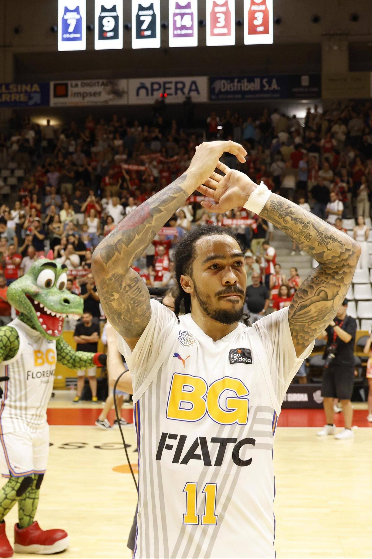Les imatges del Bàsquet Girona - Joventut Badalona