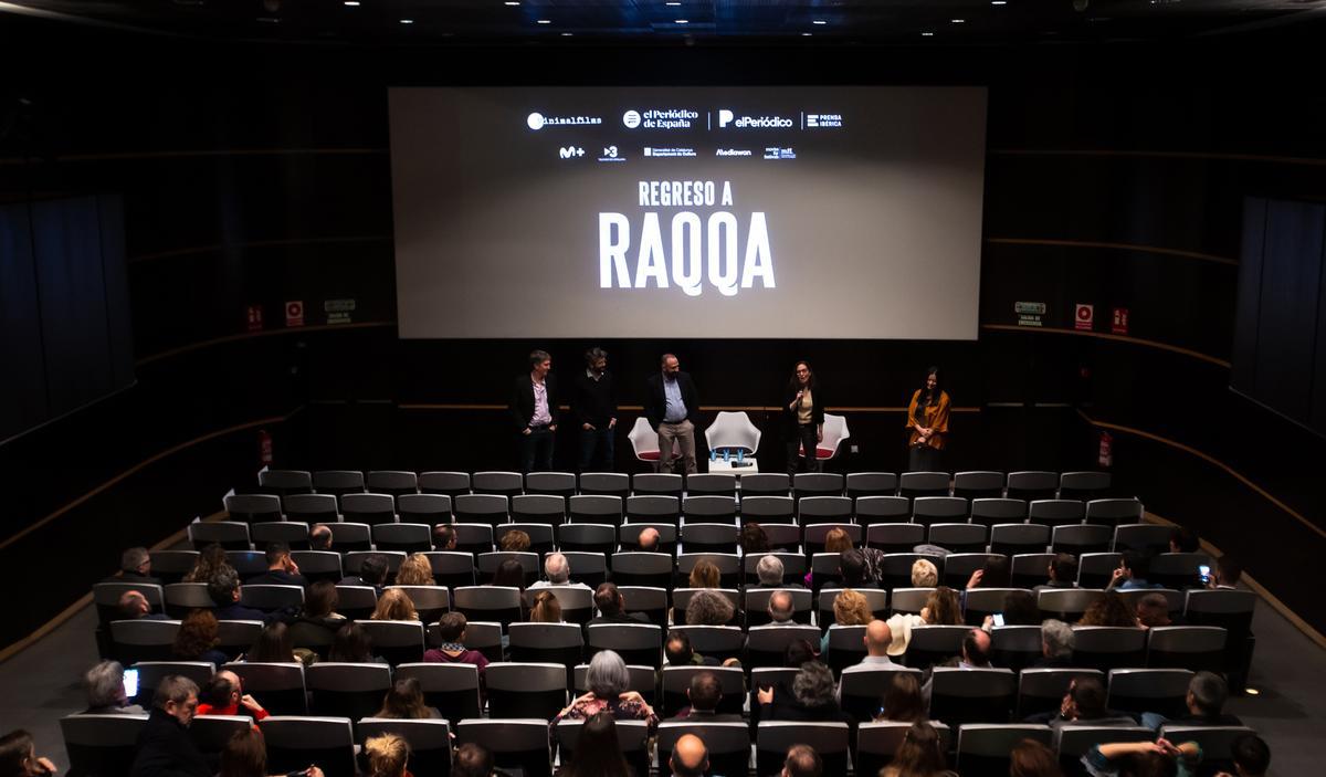 Así fue el preestreno del documental de Marc Marginedas en el Circulo de Bellas Artes en Madrid. Foto: Alba Vigaray