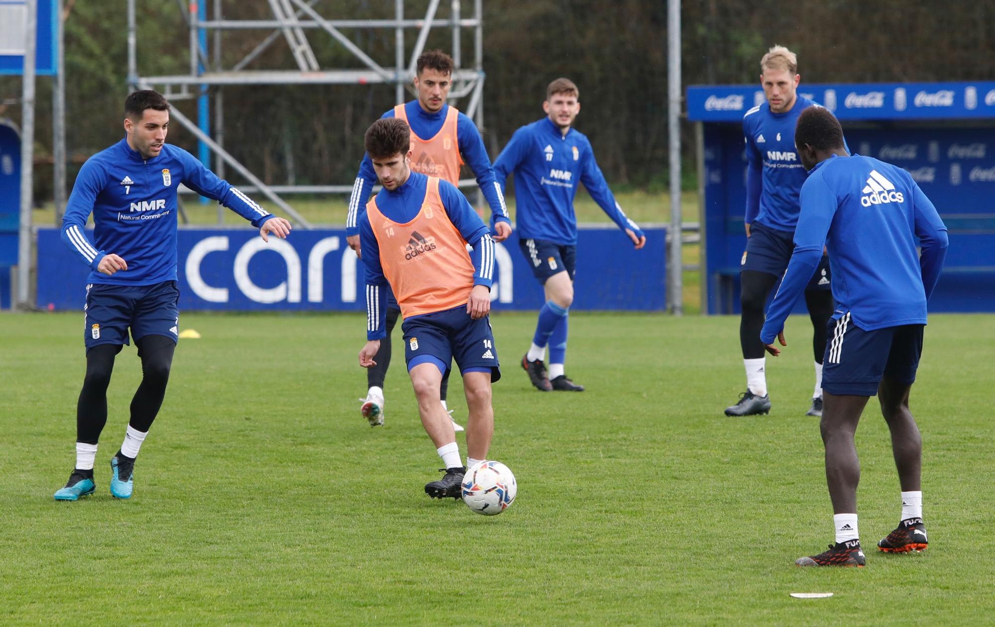 El entrenamiento del Oviedo