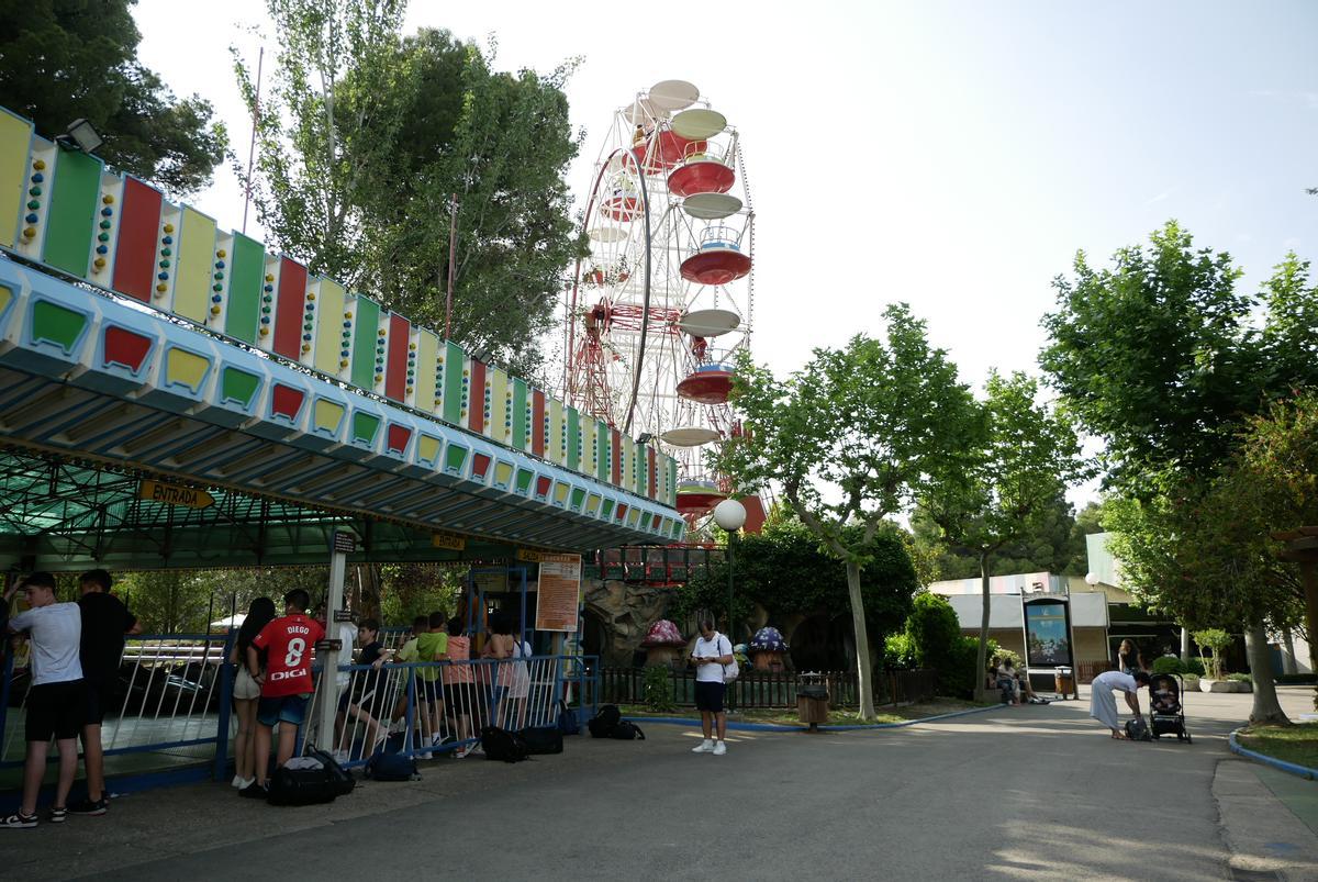Imagen de archivo con las instalaciones del parque funcionando con normalidad.