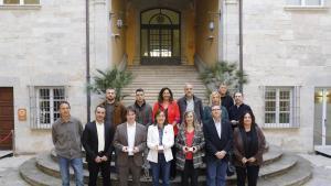 La consellera Silvia Paneque, al centre, amb els membres del consell dadministració de lATM