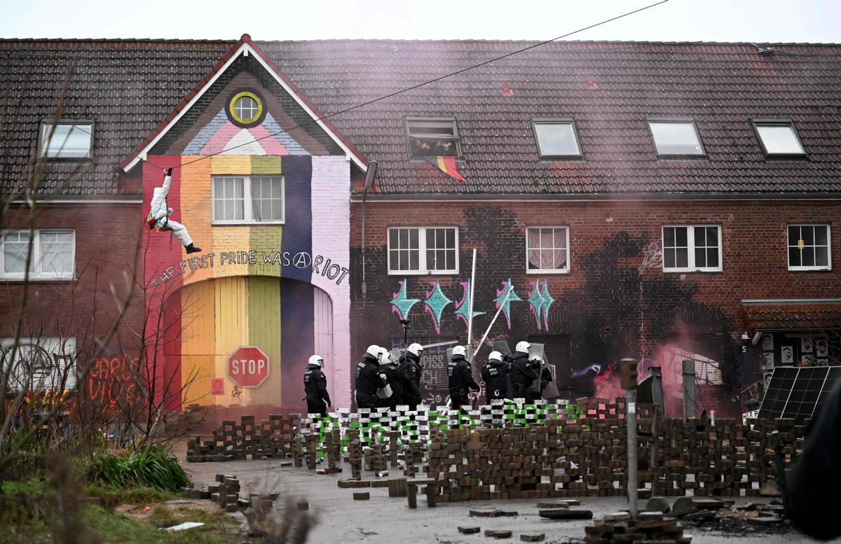 Protesta contra una mina de carbón en Alemania