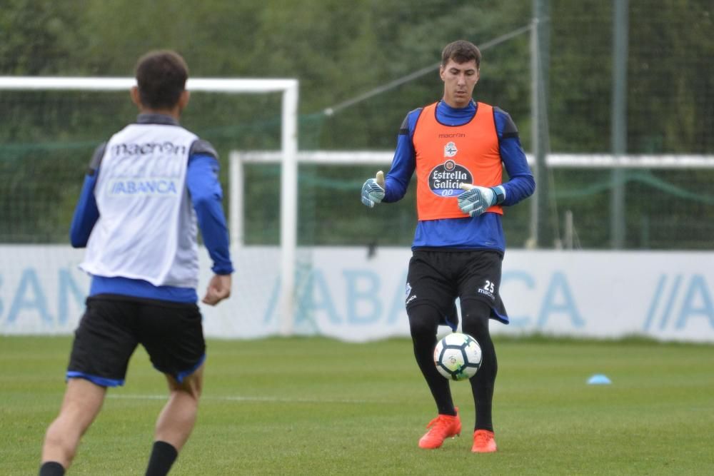 Primera sesión de la semana en Abegondo