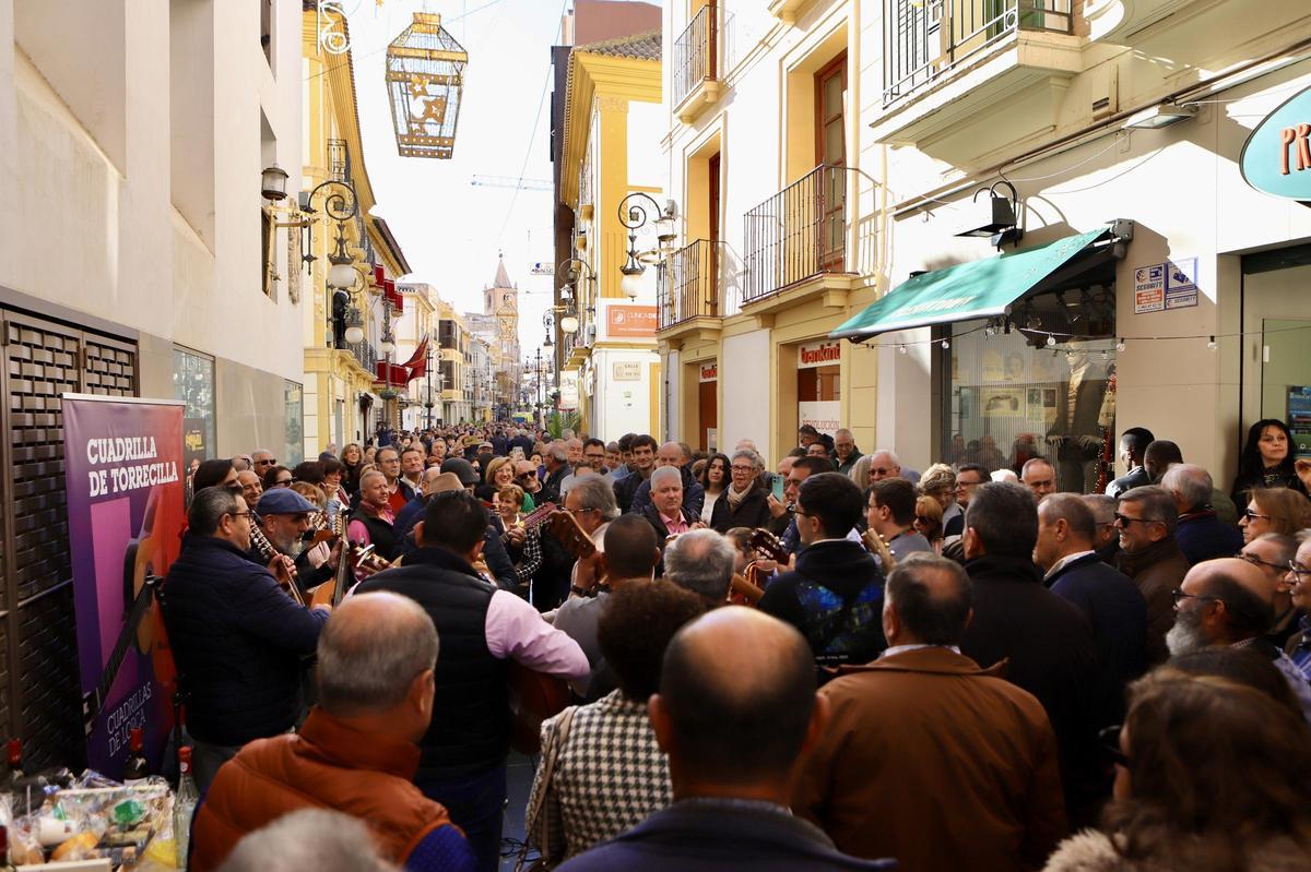 Encuentro de cuadrillas de Pascua celebrado la pasada Navidad en Lorca.