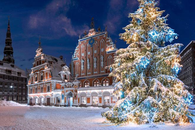 Navidad en Riga, Letonia