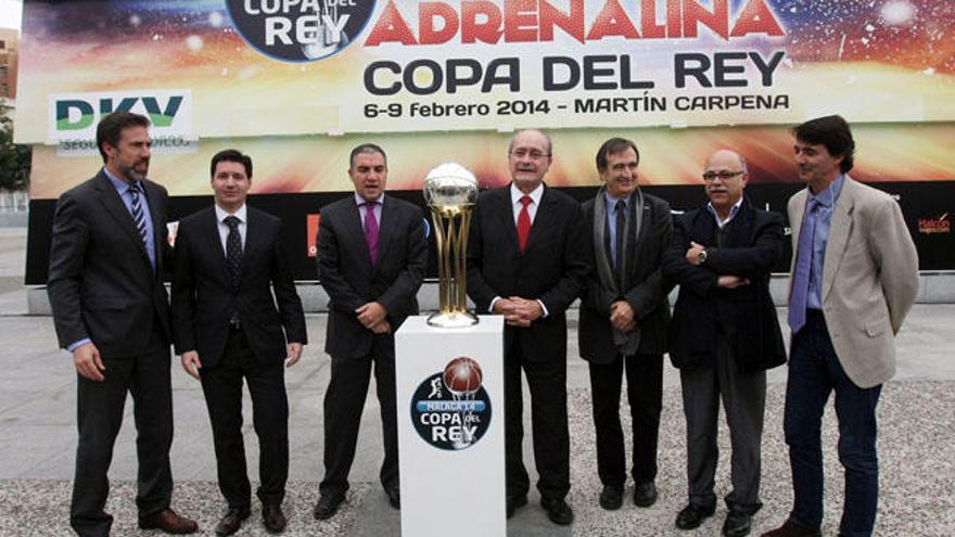 Presentación de la Copa en Málaga.