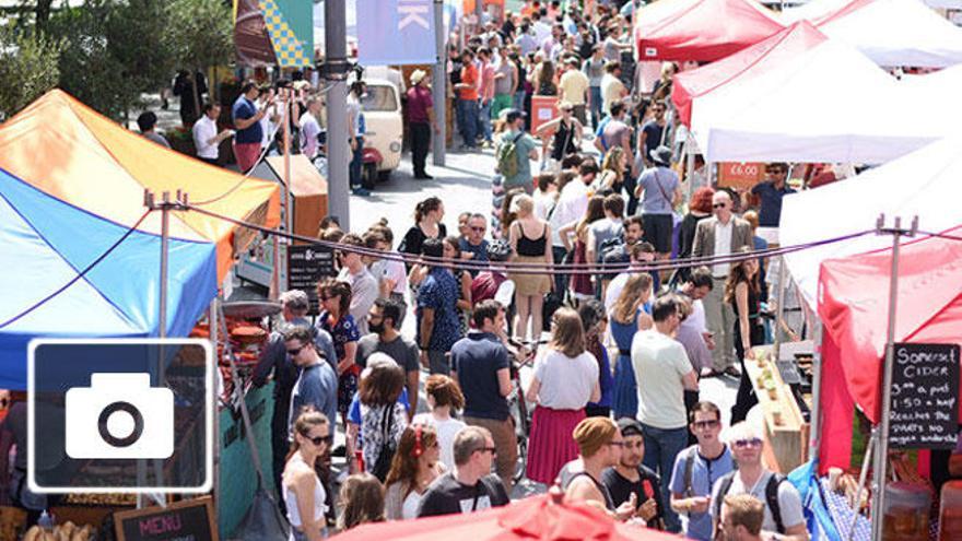 Southbank Centre Food Market de Londres.