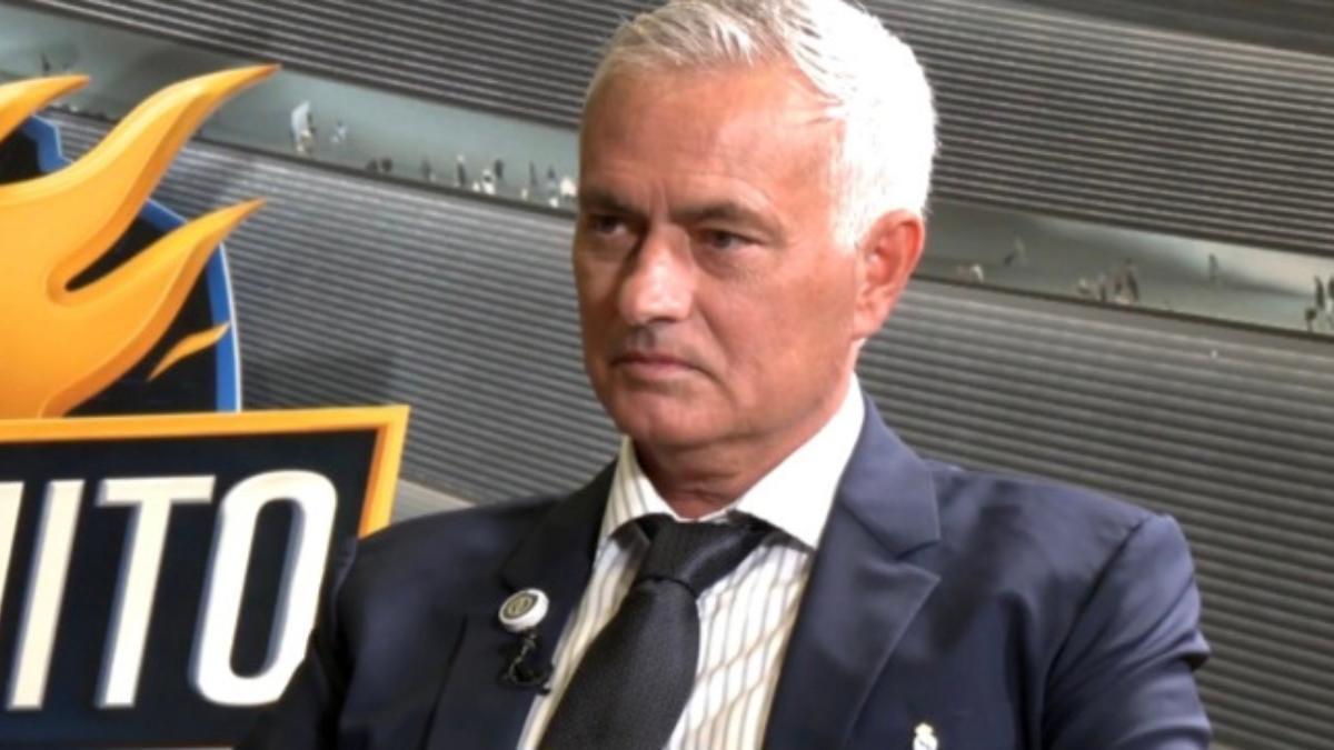 José Mourinho durante su entrevista en 'El Chiringuito'