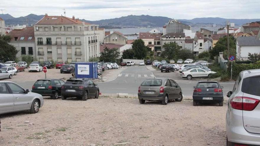 Aparcamiento público en la zona de Altamira. //Santos Álvarez