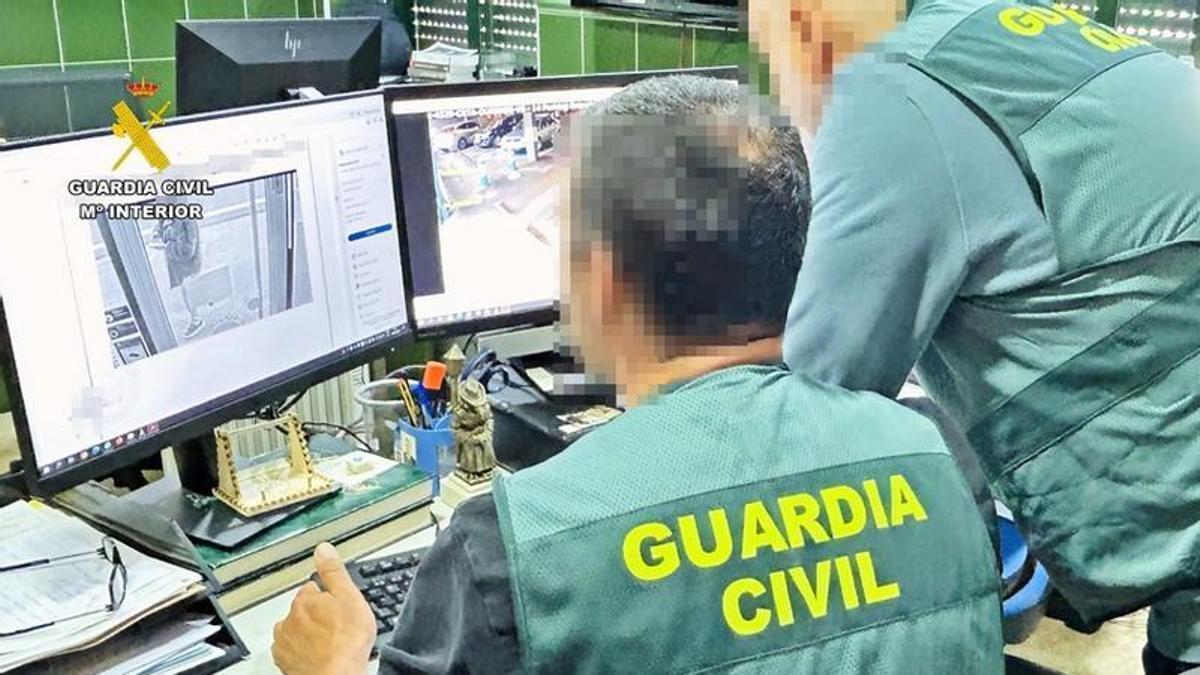 Visionado de imágenes de la operación 'MarketGior'.