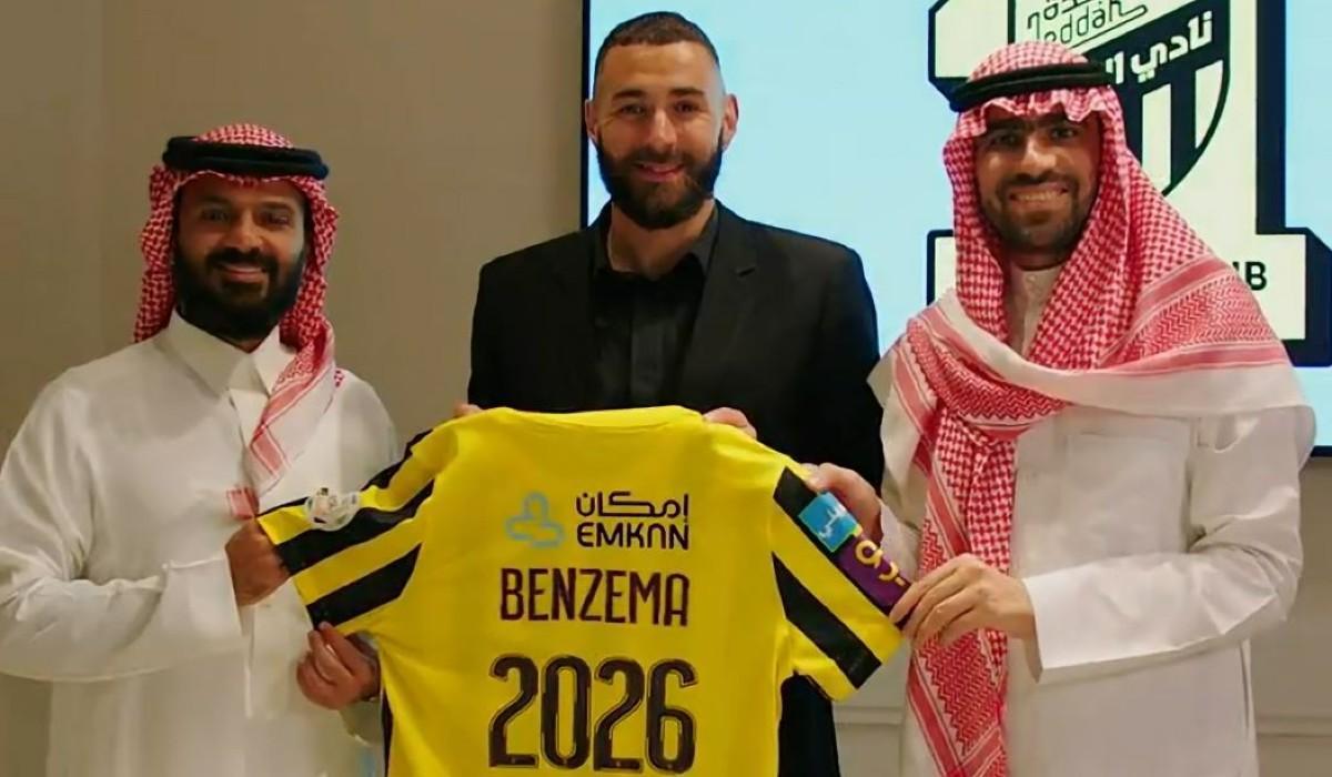 El club saudí Al Ittihad anuncia el fichaje de Benzema por tres temporadas