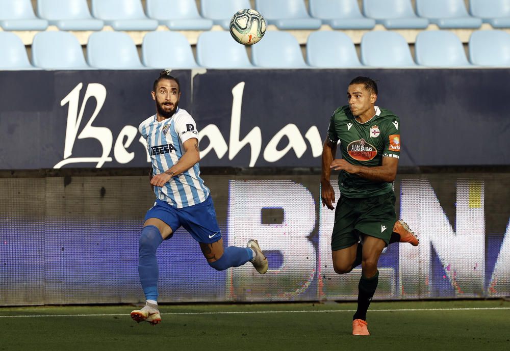 El Dépor pierde 1-0 en Málaga