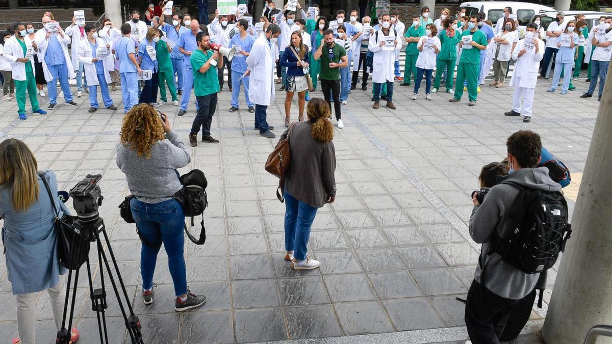 Primera jornada de la huelga de médicos.