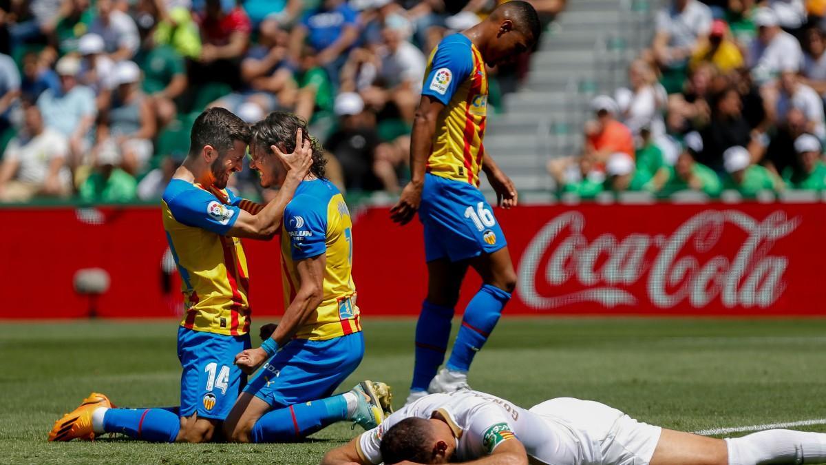 Resumen, goles y highlights del Elche 0 - 2 Valencia de la jornada 30 de LaLiga Santander