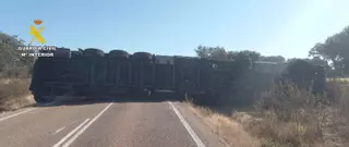 Un siniestro vial provoca cortes de tráfico en la EX-303 de Cáceres