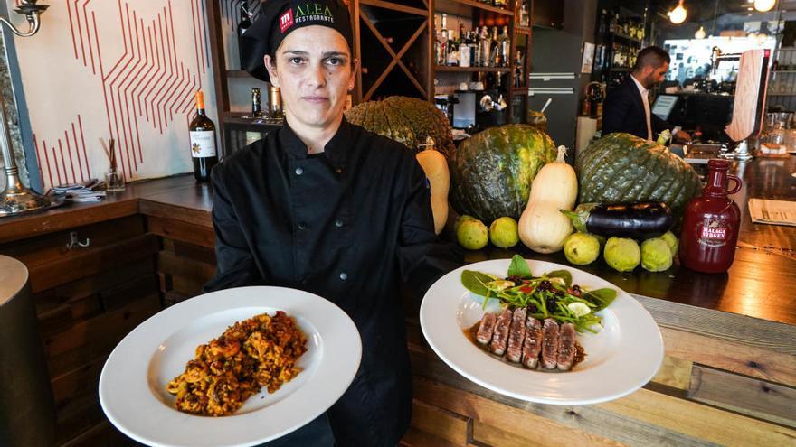 Rocío López es la cocinera del restaurante Alea, que apuesta por la cocina tradicional y la buena materia prima.