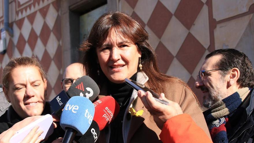 Borràs contraataca contra ERC por no apoyarla a las puertas del juicio por corrupción