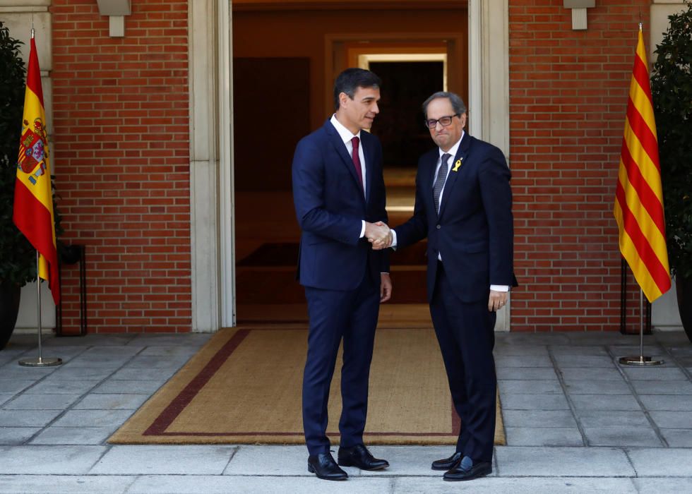 Reunió entre Quim Torra i Pedro Sánchez