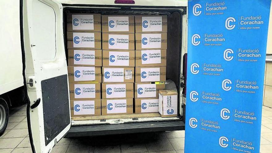 Fundación Corachan dona material sanitario y medicamentos a Ucrania