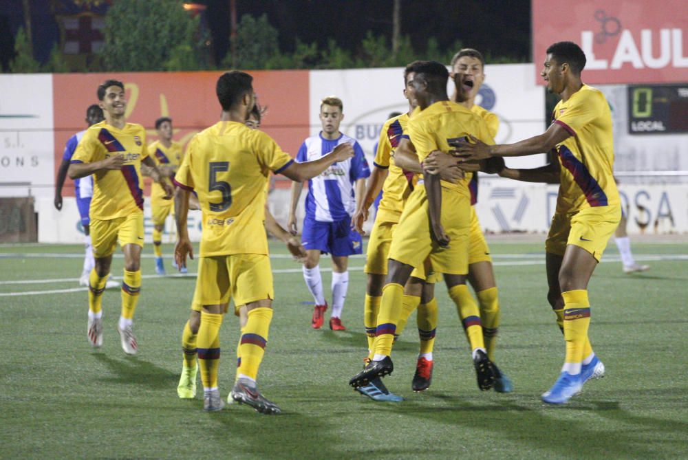 El Barça B s''endú el torneig de l''Estany amb una golejada