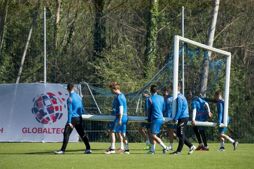 Entrenamiento del Real Oviedo